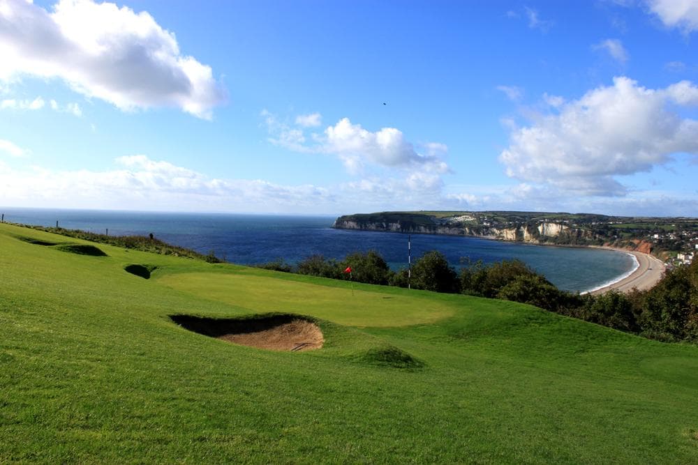 16th Hole overlooking Jurassic Coast