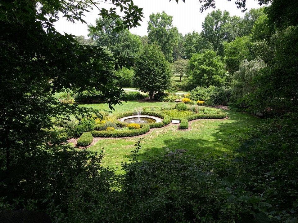 Overlook of the butterfly garden