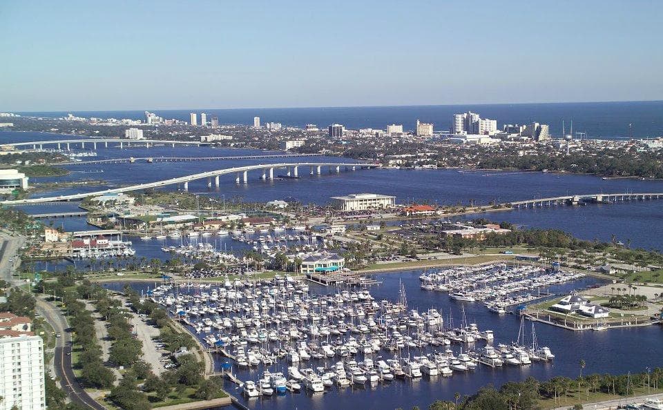 The Halifax River at Daytona Beach