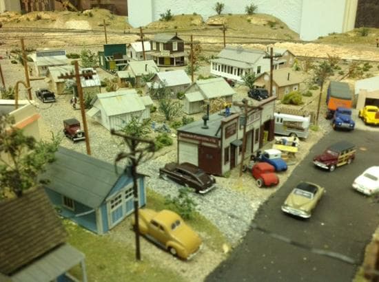 Model train layout