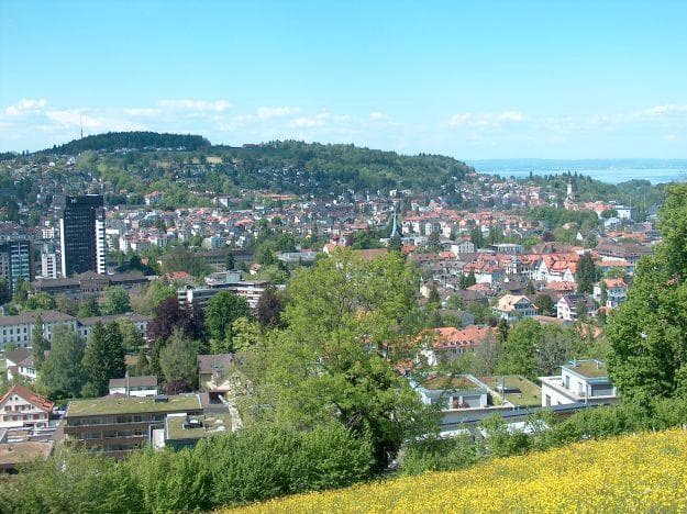 the east of St gallen