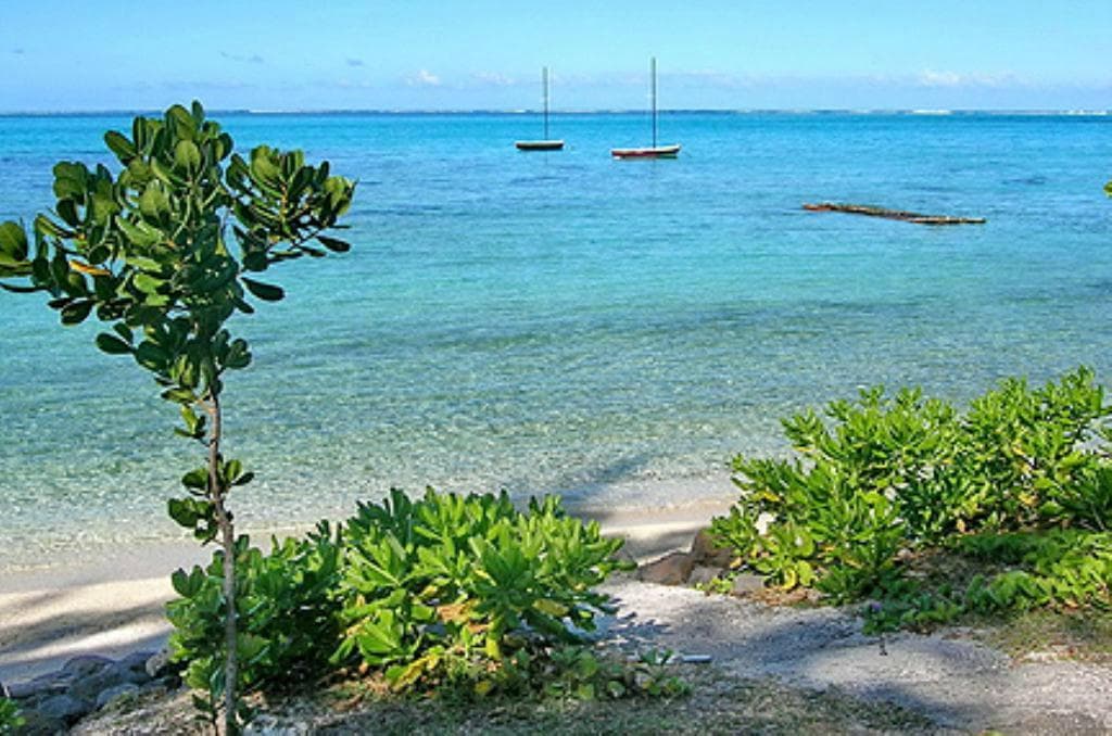 Accès au lagon