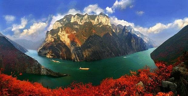 The most beautiful Wu Gorge