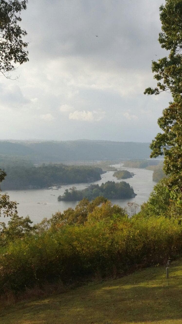 River from overlook