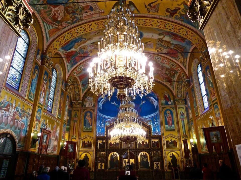 From the entrance door of the Cathedral