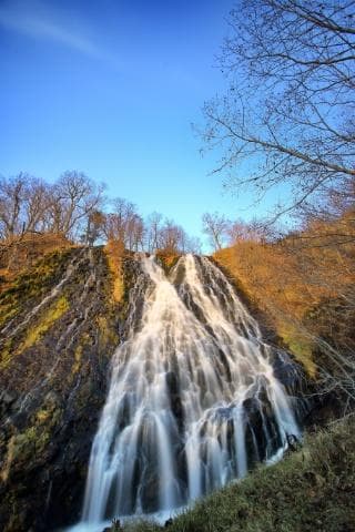 The waterfall