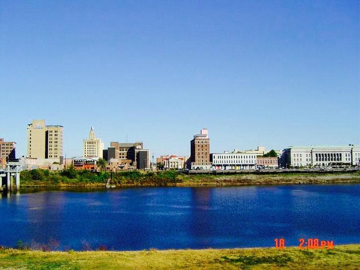 Downtown Monroe on the Oauchita River