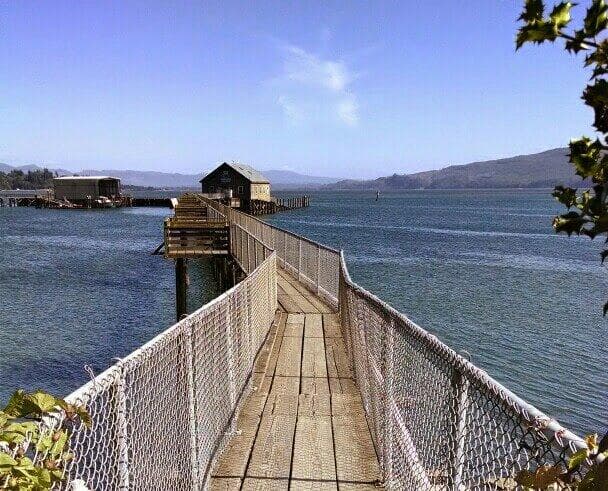 Walk across to the End.