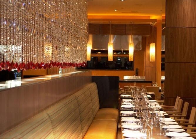 The elegant decor of Rasika.