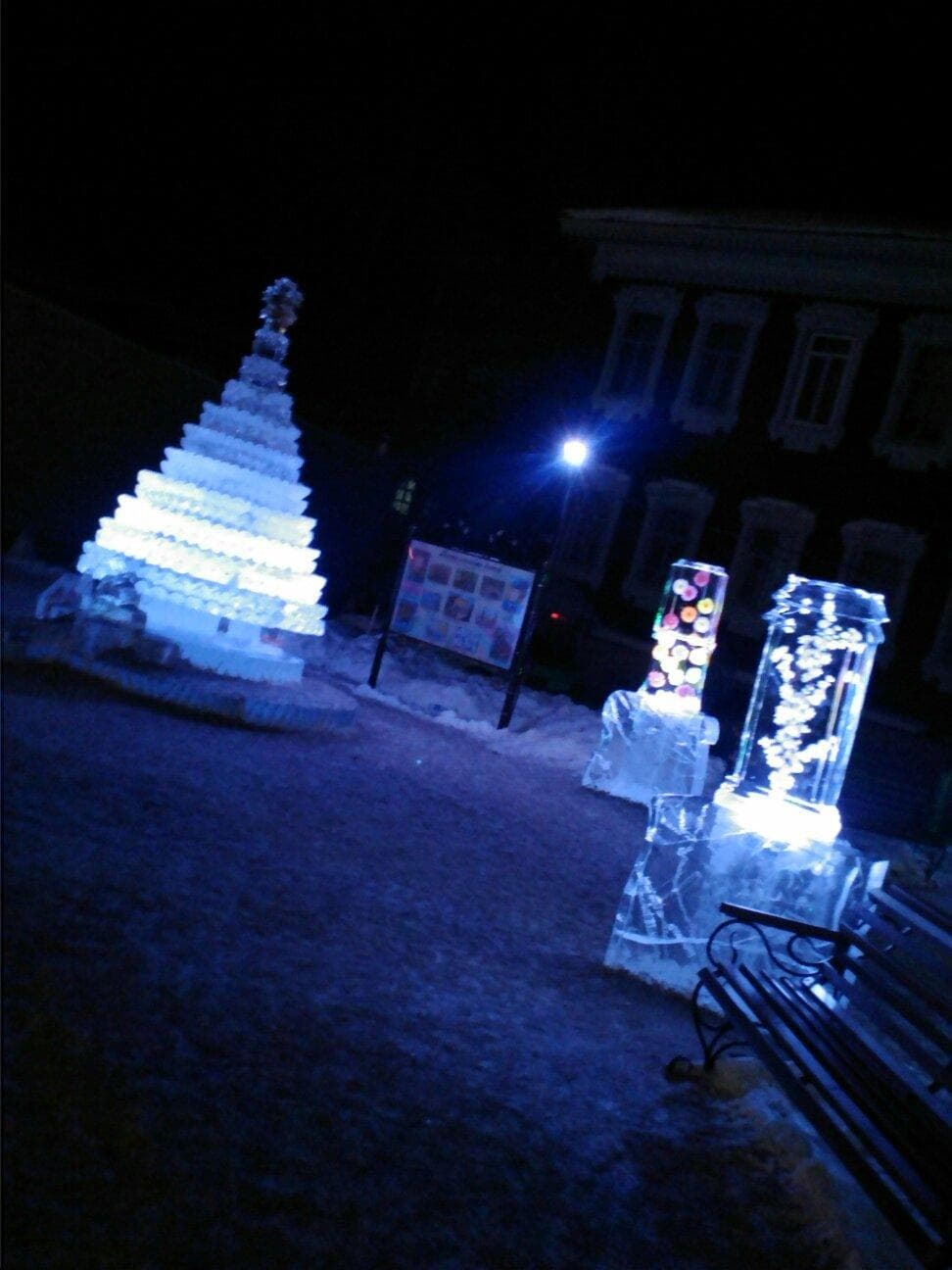 Томск ночью