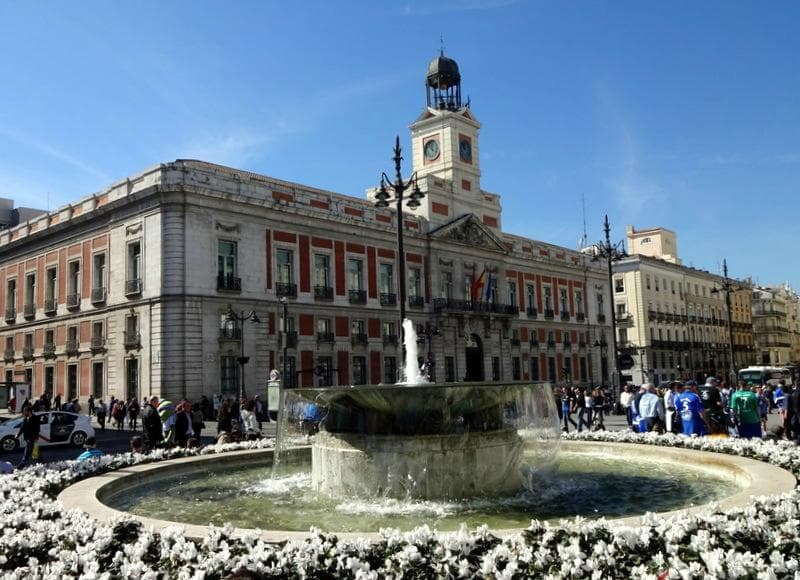 La Casa de Correos, hoy sede del gobierno autonómico.