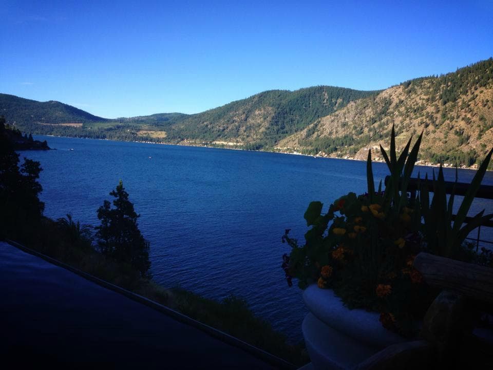 View from our house at Lake Chelan