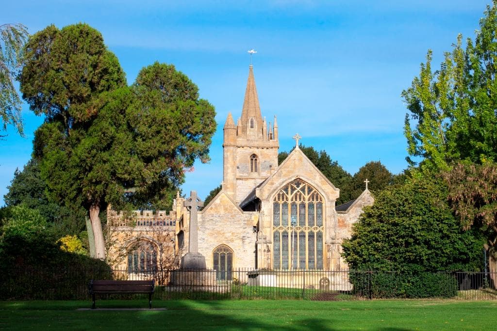 St Lawrence's Church from Abbey Park
