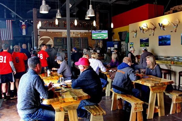 Table seating in the Tap Room