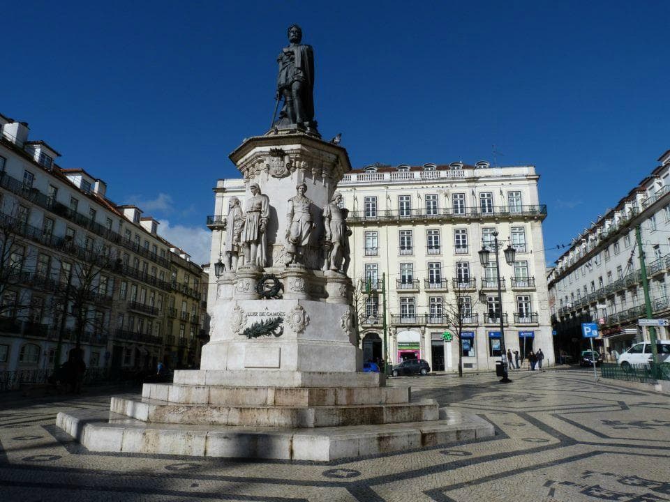 Our meeting point - Praça Luís de Camões