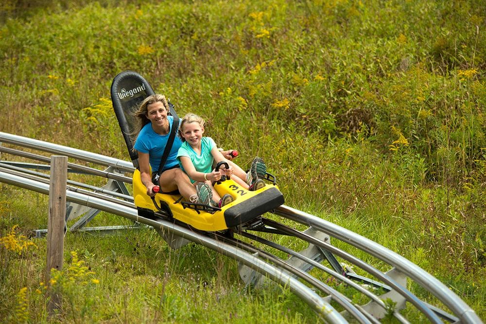 The Mountain Coaster, part of the Mountain Adventure Park.