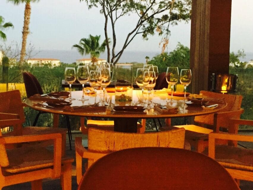 Main dining room with the Sea of Cortez view