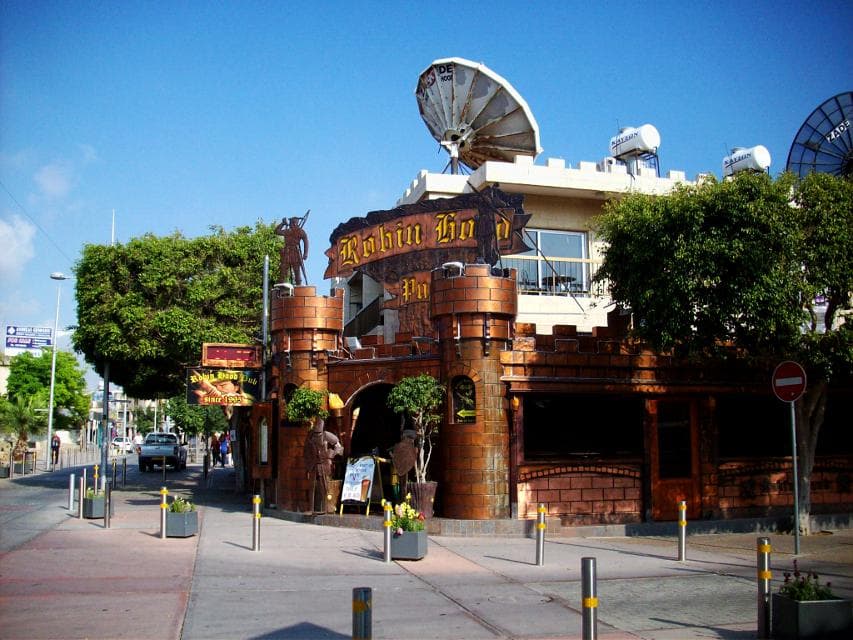 Paphos Bar Street Area