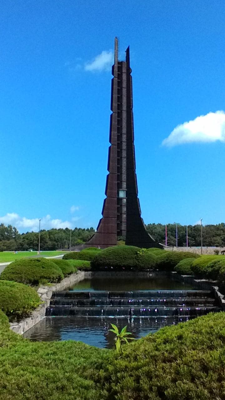 水の階段から