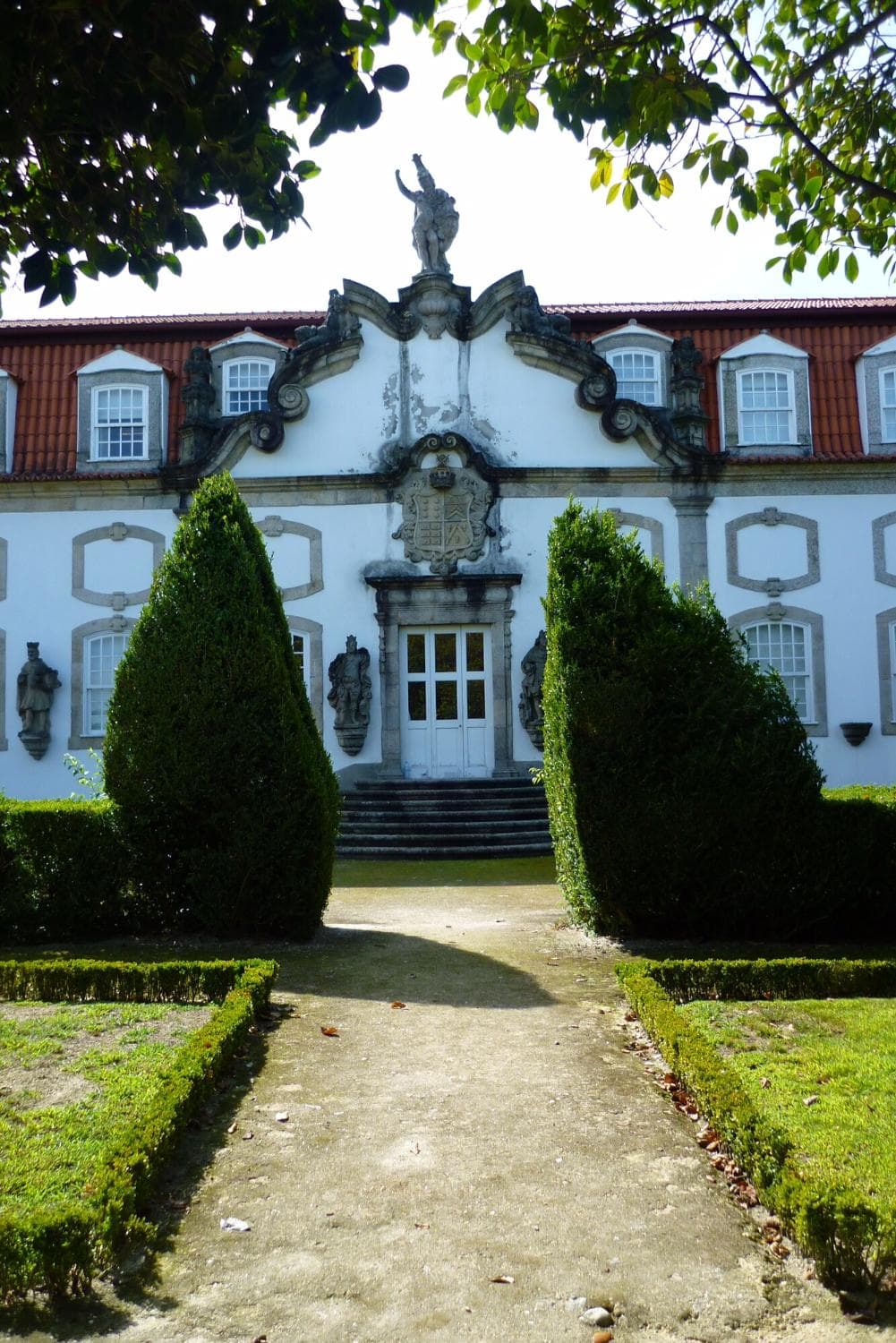 Rear of the building