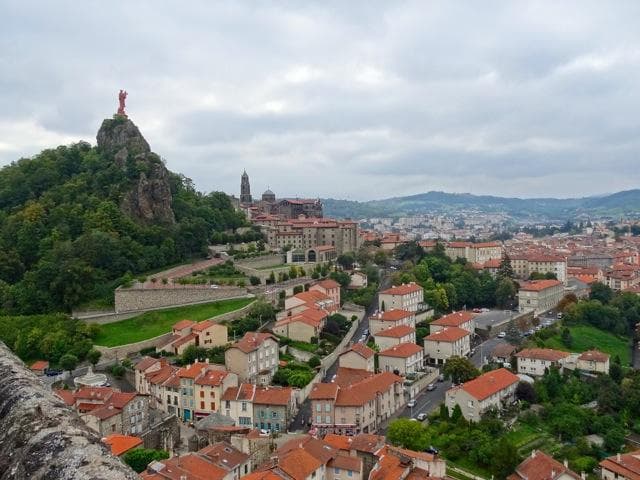 La vue du haut de Saint-Michel d'Aiguilhe