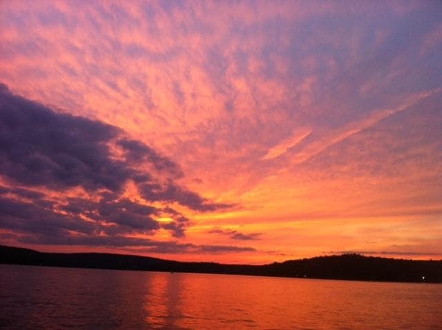 Another spectacular sunset at Lake Wallenpaupack