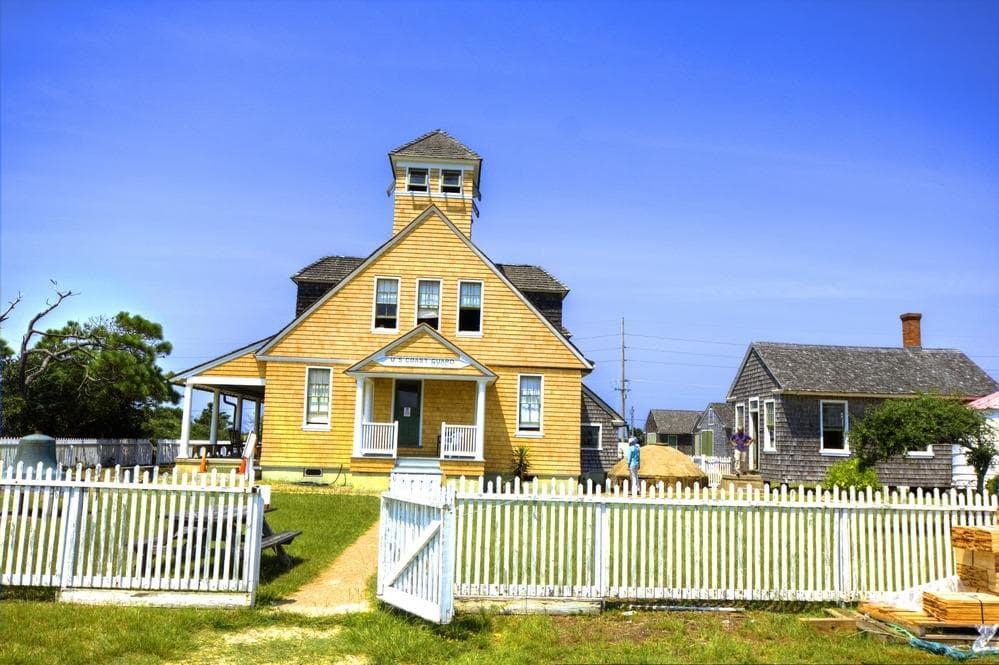 The back of the main home
