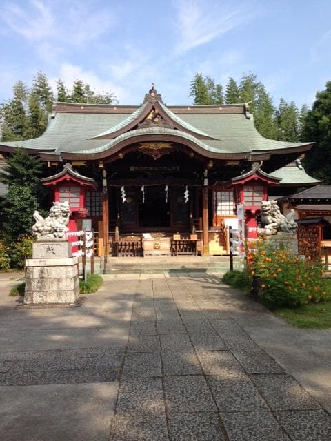 正面です