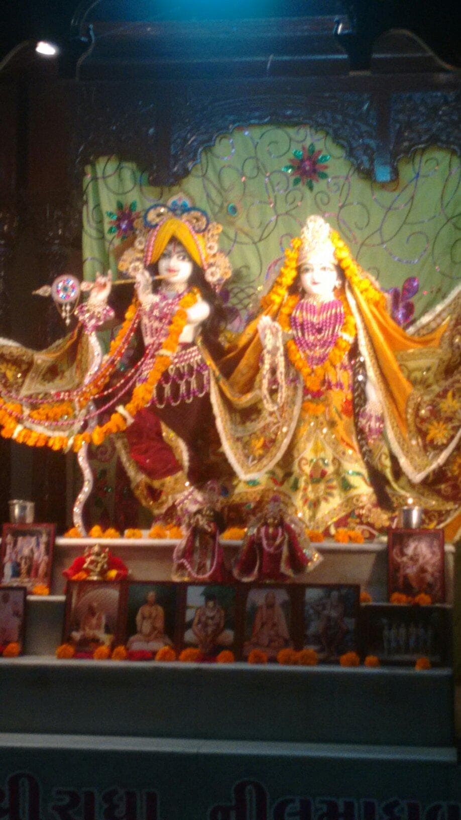 Darshan at iskon temple rajkot