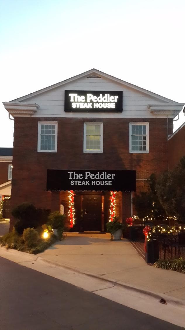 The face of The Peddler Steak House