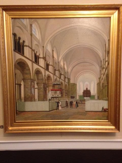 Jorgen Roed "Interior of Ribe Cathedral" from 1836