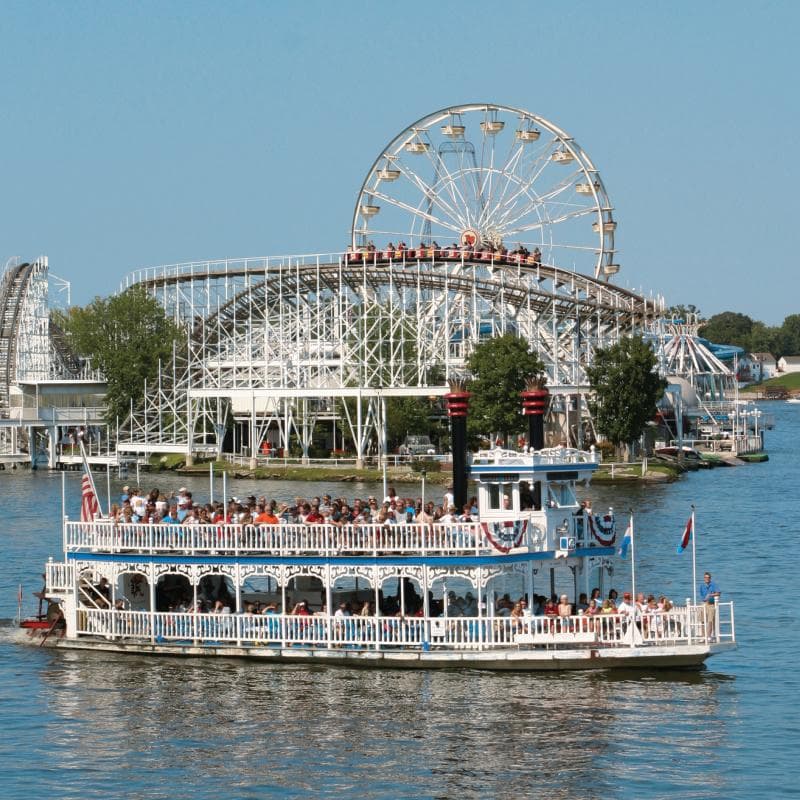 Shafer Queen Paddle Wheel Boat at Indiana Beach