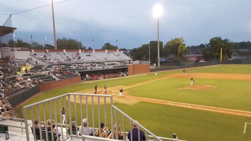 Stetson hosting Citadel, April 1, 2016 (Stetson won 3-1)