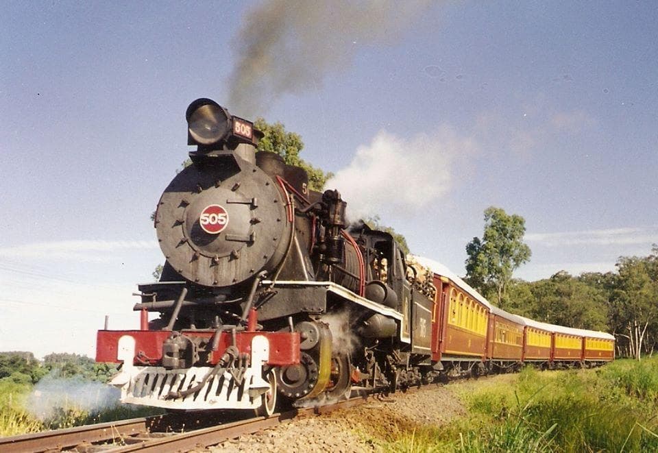 Trem em movimento