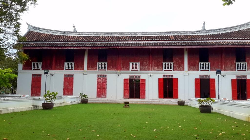 The outside of the museum