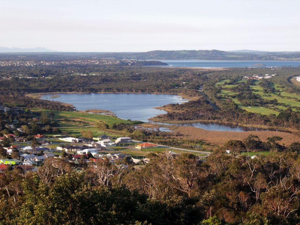 Aerial view of Lake Seppings
