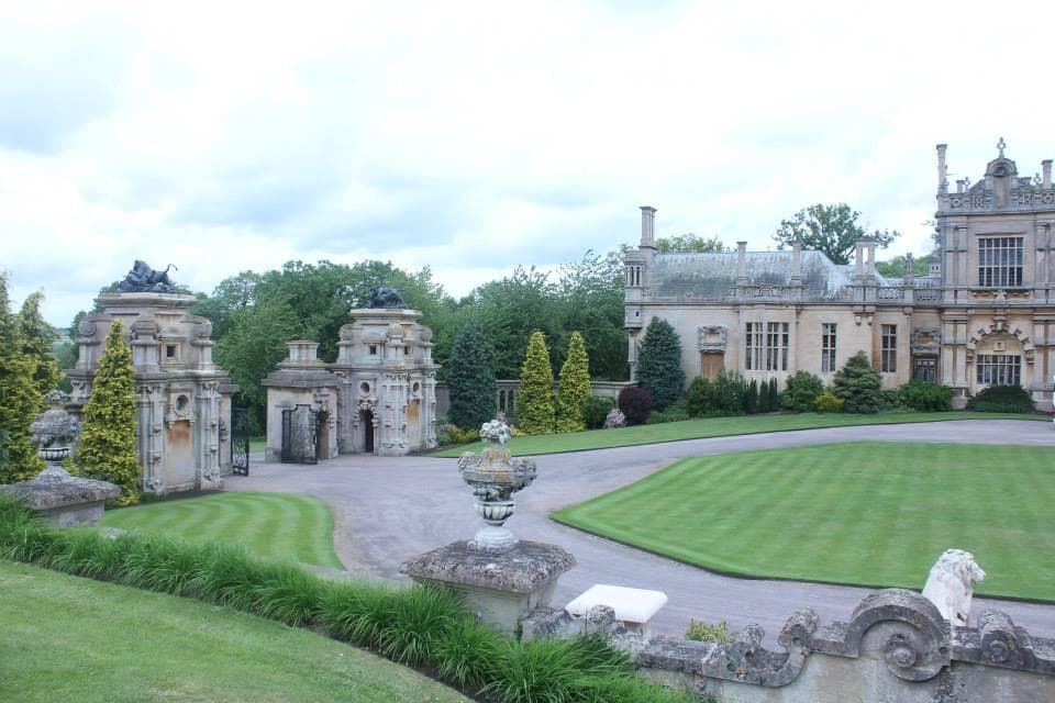 The front taken from the side