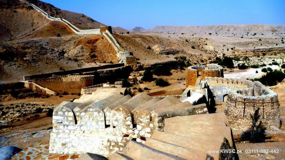 Ranikot fort wall