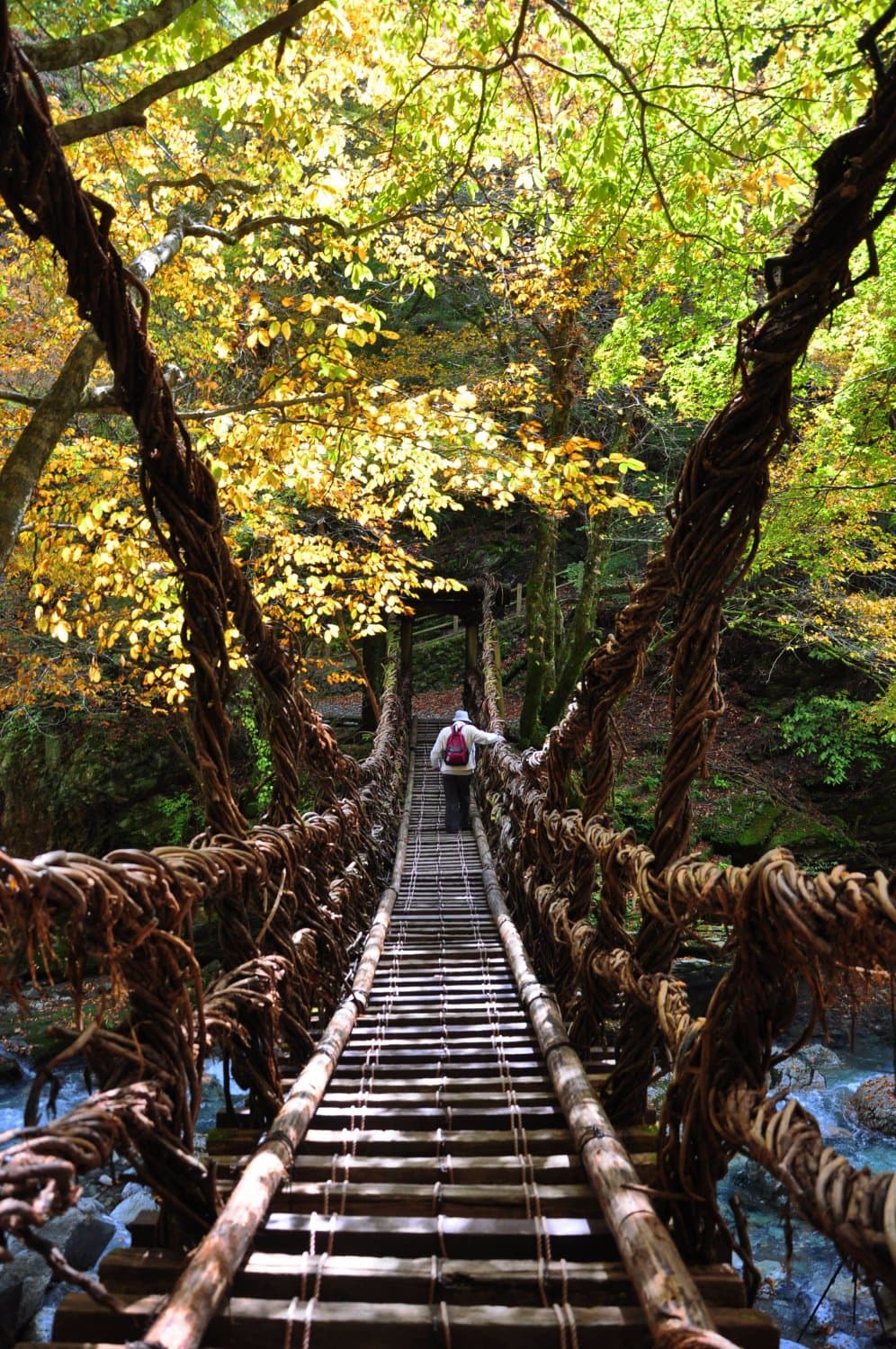 男橋は高さが結構あるので、ちょっと怖いです(笑)
