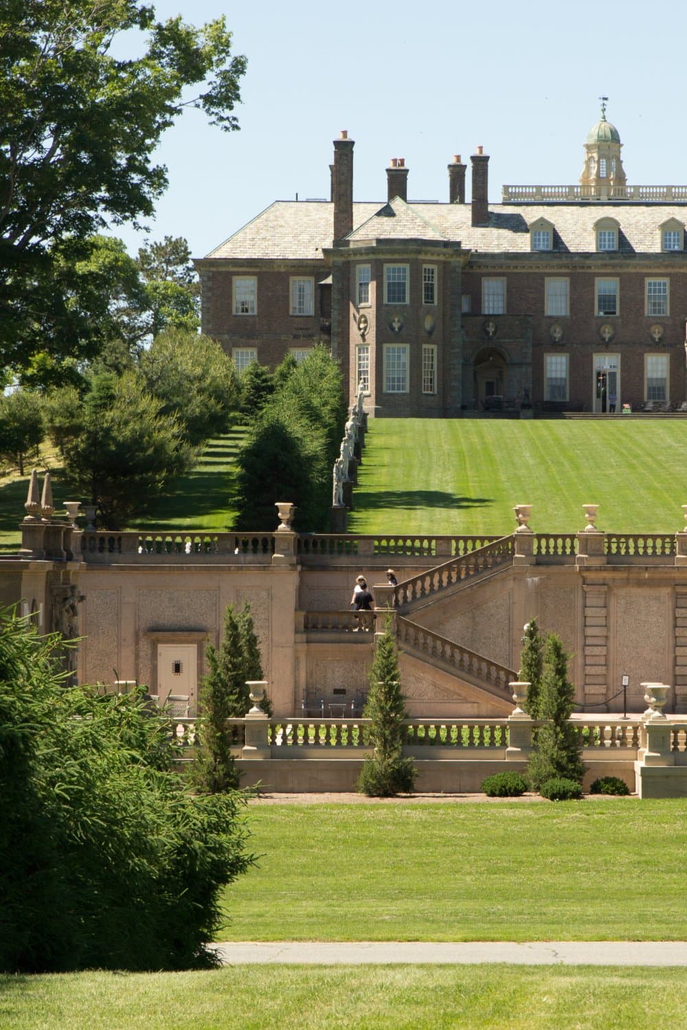 View of the big house from the casino area