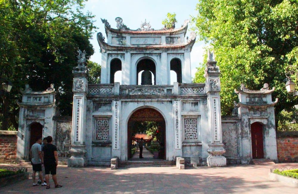 The entrance