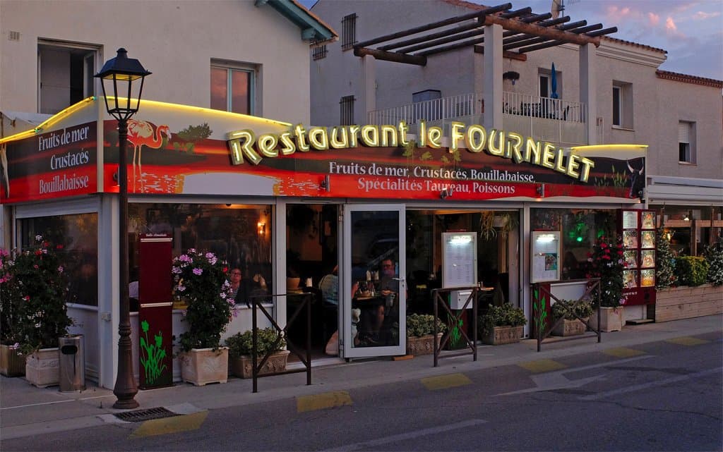 Restaurant le Fournelet a les Saintes-Maries de la mer, France