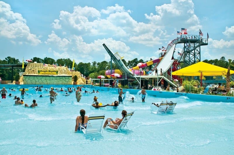 Million gallon wave pool