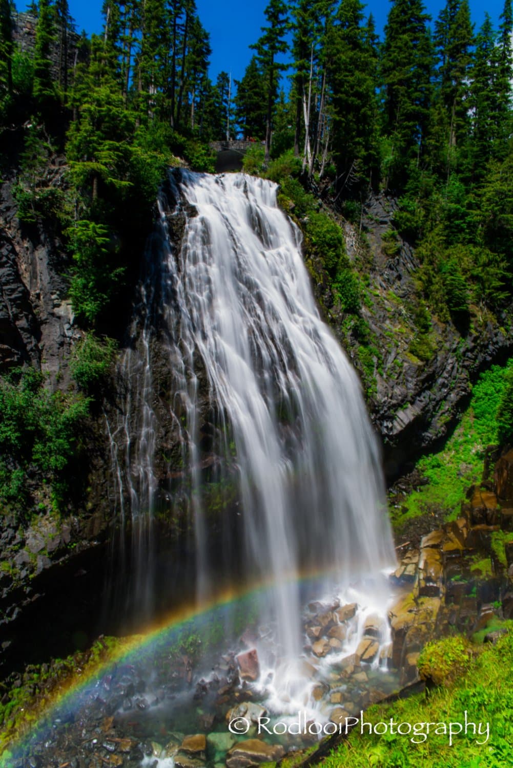 Breathtaking view. If you looked carefully enough, you can see the 2nd faint rainbow
