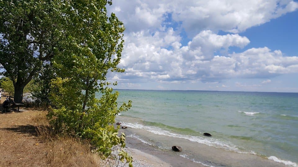 plage (roche) proche de certains terrains de camping