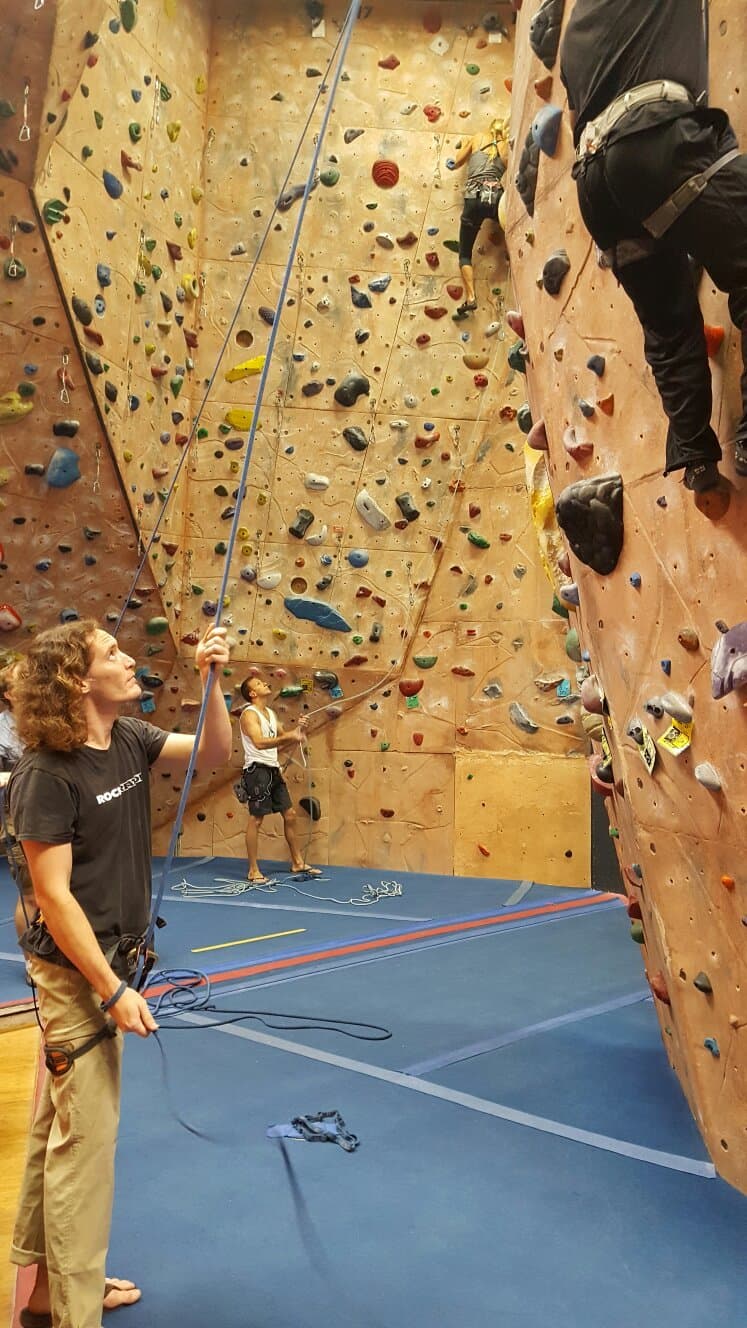 Go to a Kid's Rock Climbing Wall