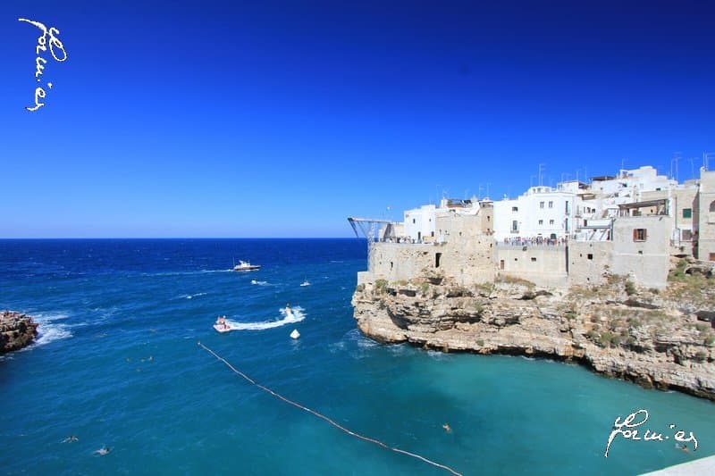 Lama monachile vista dal da Covo dei Saraceni