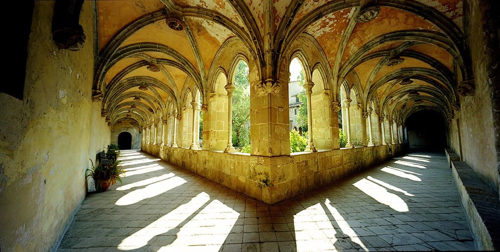 Vista panorámica del claustro