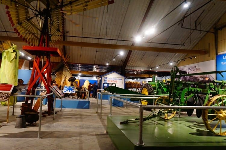 Machinery in the Farming Exhibits