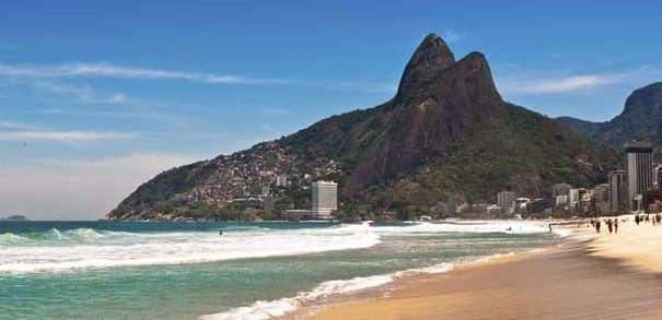 Vista do Morro Dois Irmãos.